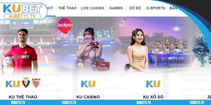 Kubet11 có nhiều trò chơi giải trí siêu hay