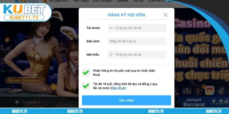 Tổng hợp điều kiện để đăng ký Kubet